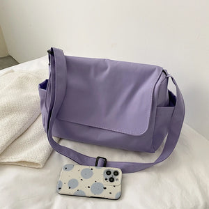 Oxford Cloth Shoulder Bag Large Capacity Crossbody Bag