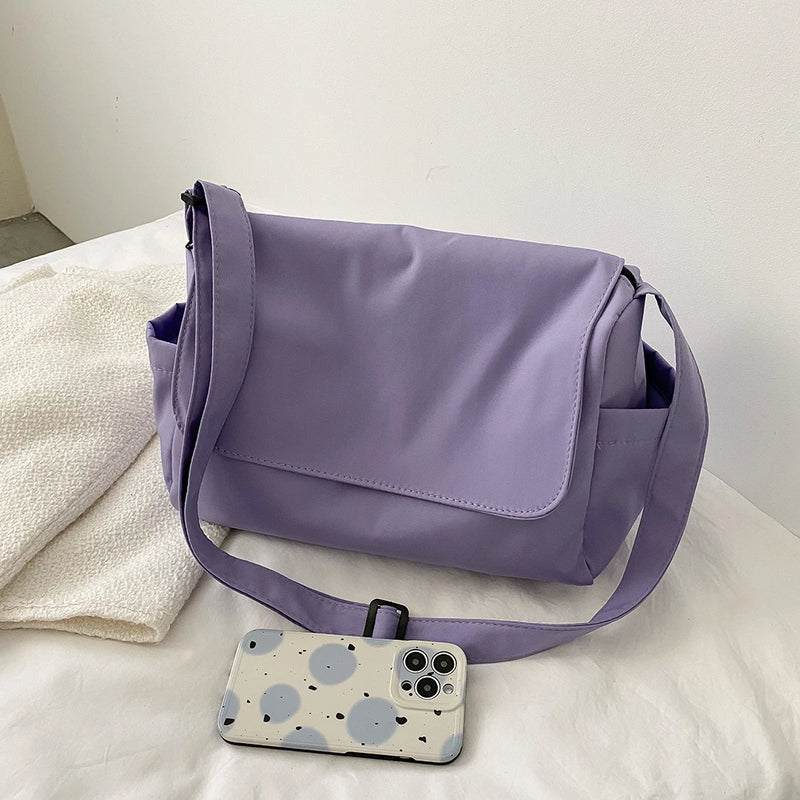 Oxford Cloth Shoulder Bag Large Capacity Crossbody Bag