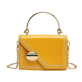 Women Shoulder Bag PU Leather Chain Crossbody Messenger Small Handbag