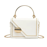 Women Shoulder Bag PU Leather Chain Crossbody Messenger Small Handbag