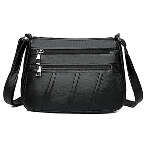 Women Shoulder Bag PU Leather Messenger Crossbody Bags Mother Purse Handbag