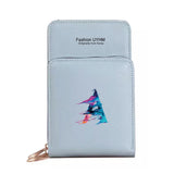 Women Shoulder Bag Pu Leather Wallets Card Pack Touch Screen