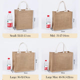 Women Linen Shoulder Bag Purse Large & Small Beach Handbag