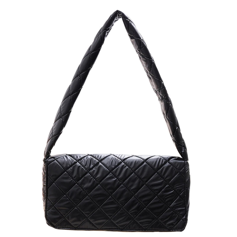 Retro Pure Crossbody Bag Padded Messenger Bag
