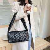 Retro Pure Crossbody Bag Padded Messenger Bag