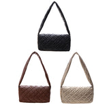 Retro Pure Crossbody Bag Padded Messenger Bag