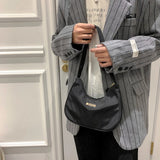 Women Shoulder Bag Retro Solid Messenger Bags Zipper All-Match