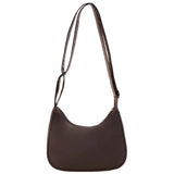 Solid Shoulder Bag for Women Leisure Ladies Dumpling Bags