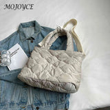 Winter Quilted Shoulder Bag Ladies Large Tote