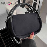 Women Shoulder Bag Oxford Cloth Chain Small Tote Travel Purse