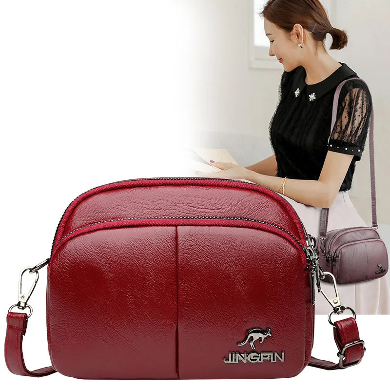 Women Shoulder Bag PU Leather Crossbody Bag Handbag Purses
