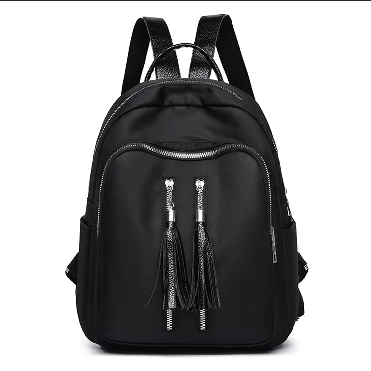 Solid School Bag For Teenage Girl Female Backpack Casual Women Backpack