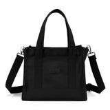 Women Shoulder Bag Tote Casual Zipper Handle Canvas Crossbody Bag