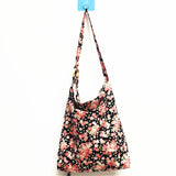 Women Shoulder Bag Winter Cotton Bags Lady Bag CrossBody Bags Japanese Flowers C