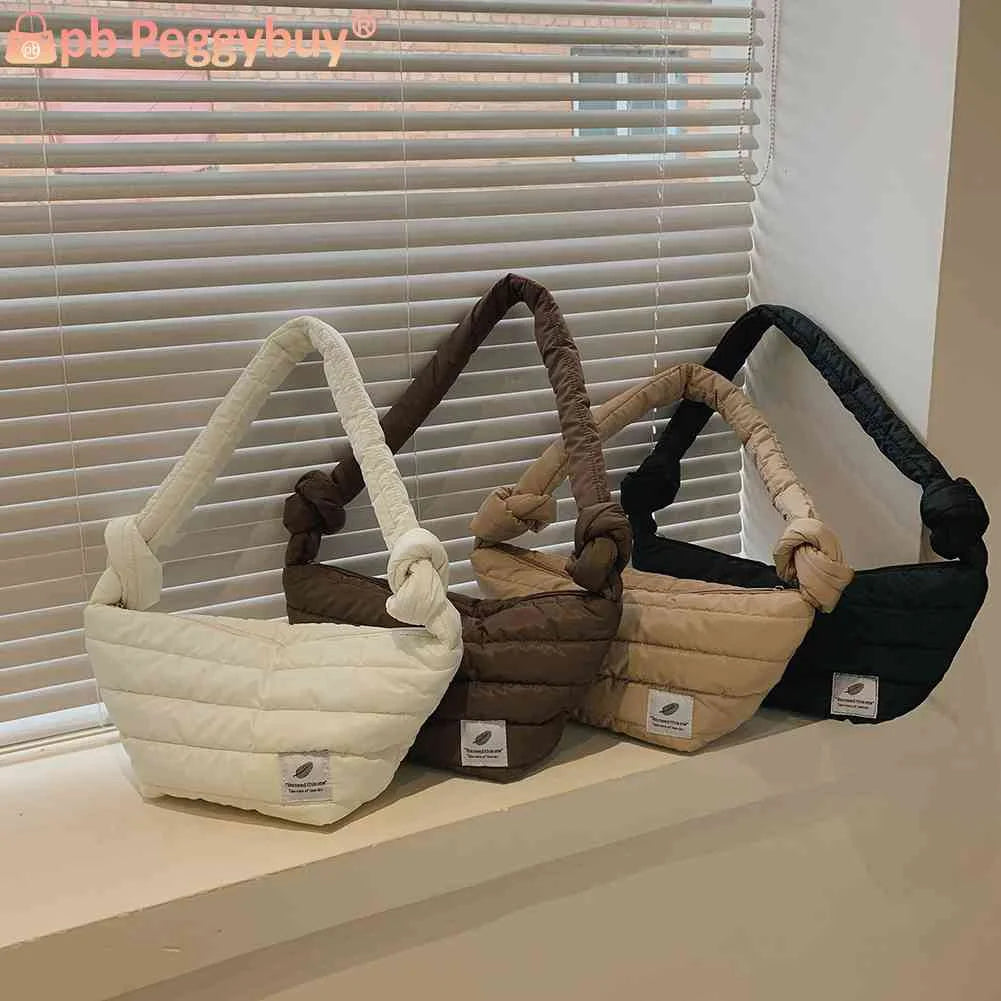 Women Shoulder Bag Solid Crossbody Knot Stripe Messenger Vintage Wallet