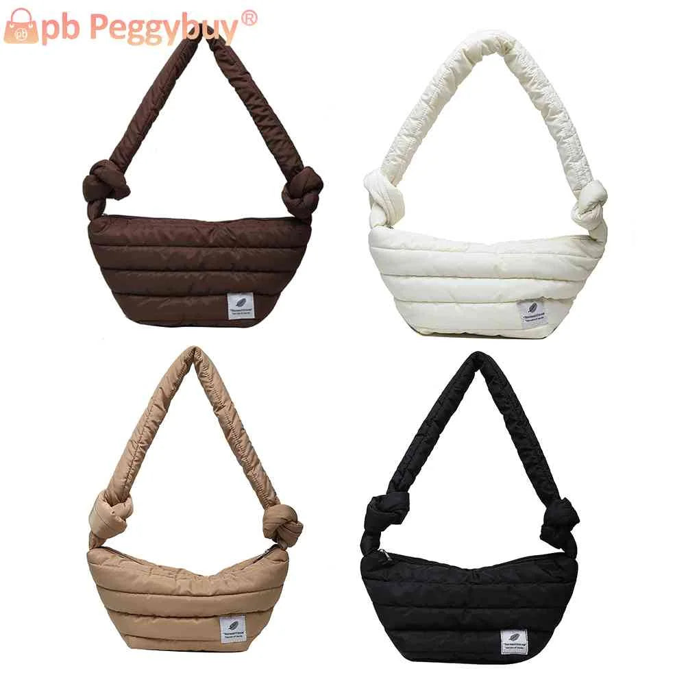 Women Shoulder Bag Solid Crossbody Knot Stripe Messenger Vintage Wallet