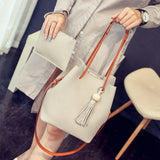 Women Shoulder Bag Handbag Set Tote Messenger Satchel Crossbody Bags