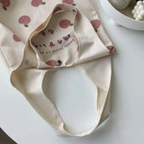 Canvas Shoulder Bag Large Capacity School Tote Ulzzang