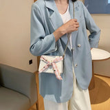 Women Shoulder Bags Bow Crossbody Handbags Large Capacity Travel Mini Flap-bag