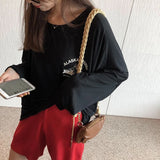 Vintage Shoulder Bag Braided Strap PU Leather Zipper Harajuku Cross-body