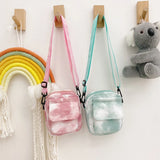 Canvas Tie Dyeing Messenger Bag Lady Casual Crossbody Handbag