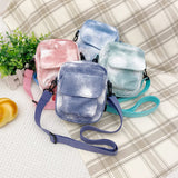 Canvas Tie Dyeing Messenger Bag Lady Casual Crossbody Handbag