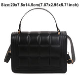 Diamond Lattice Shoulder Bag Crossbody Tote for Woman