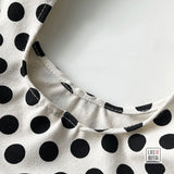 Women Shoulder Bags Dot Large Capacity Canvas Bag Shopping Daily All-match Retro