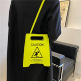 Creative Parking Sign Crossbody Bag Shoulder Bag