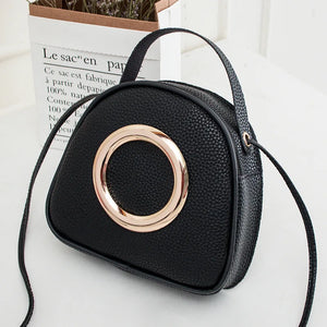Retro Casual Leather Shoulder Bag for Women
