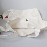 Women Shoulder Bags Lace Floral Embroidery Handbags Canvas Bag