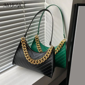 Lattice Style PU Leather Shoulder Bag for Women