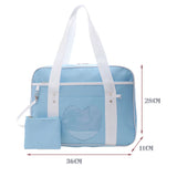 Fashionable Canvas Folding Bags Large Capacity Travel Training Handbags