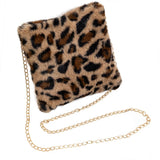 Leopard Pattern Messenger Bag Mini Mobile Phone Handbags
