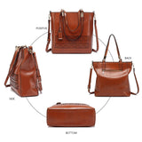 Women Shoulder Bags Female PU Leather Handbag High Capacity Tote Bag