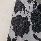 Vintage Floral Embroidery Shoulder Bag Canvas Tote