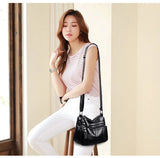 Small Leather Shoulder Bag for Women, Crossbody Handbag