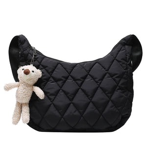 Canvas Crossbody Shoulder Bag for Women Large Capacity Shopper