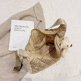 Canvas Crossbody Shoulder Bag for Women Large Capacity Shopper