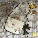 Canvas Messenger Bags Crossbody Bags for Girls