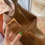 Women Shoulder Bags Soft PU Leather Crossbody Handbags Lady Winter Hobo