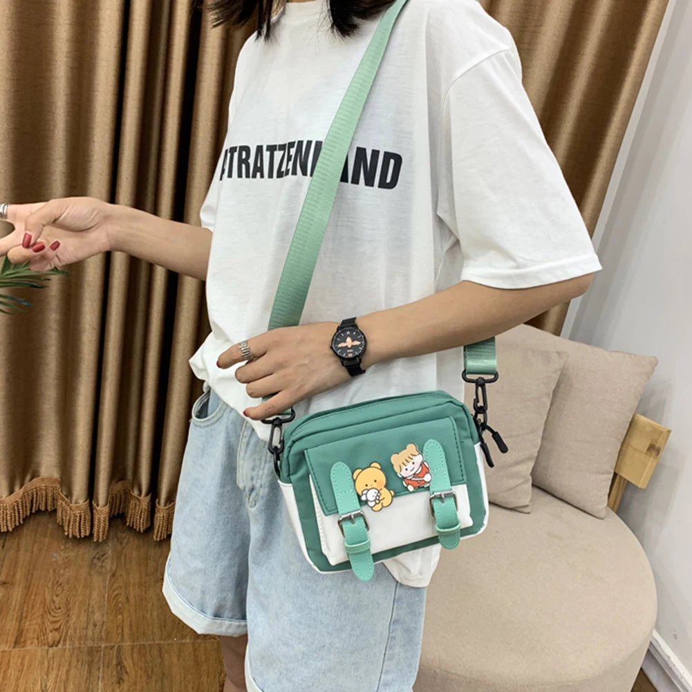 Women Shoulder Bags Hit Nylon Zipper Bag Ladies Travel Bags Female Handbags