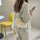 Women Shoulder Bags Pleated Hobos Cross-body PU Leather Handbags