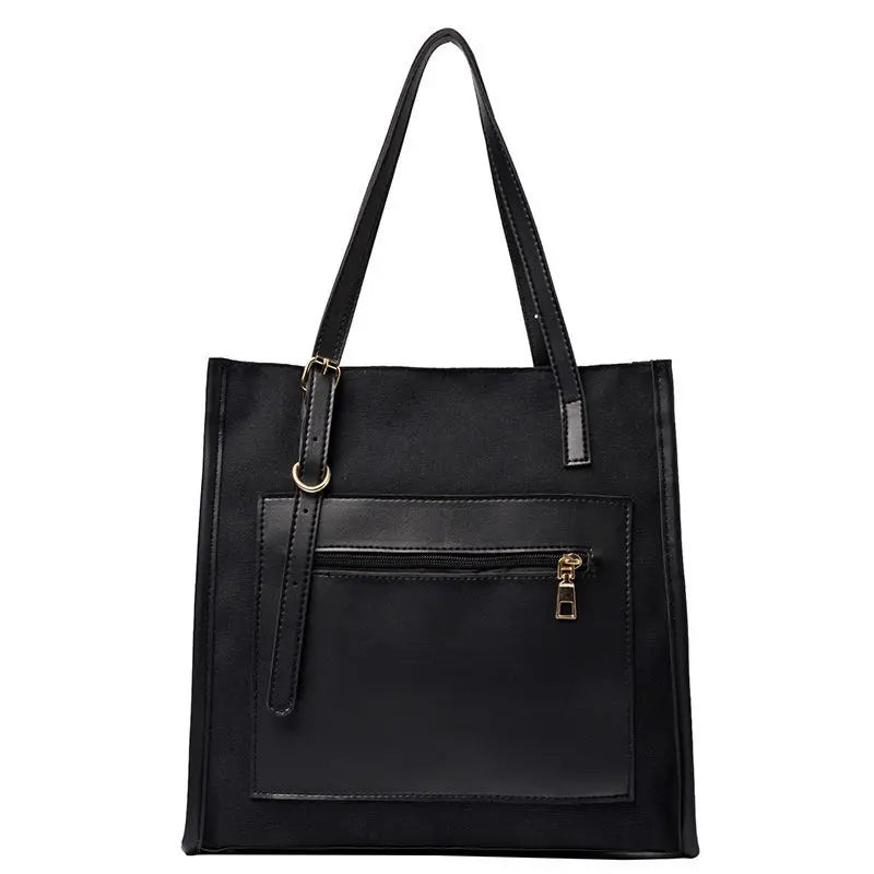 Women Shoulder Bags Large Capacity Patchwork Casual Tote Shopping Bags