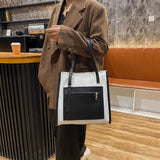 Women Shoulder Bags Large Capacity Patchwork Casual Tote Shopping Bags