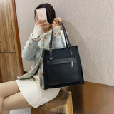Women Shoulder Bags Large Capacity Patchwork Casual Tote Shopping Bags