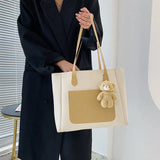 Women Shoulder Bags Large Capacity Patchwork Ladies Business Casual Totes