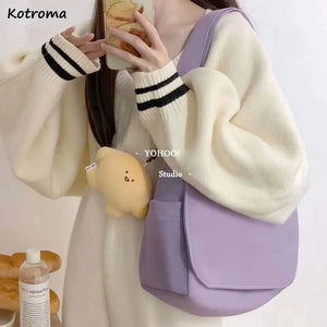 Waterproof Women Shoulder Bags Large Capacity Canvas Handbags