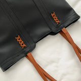 Women Shoulder Bags Large Capacity Zipper Shopping Totes Daily All-match