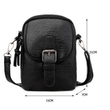 Leather Shoulder Crossbody Bags Women Small Purse